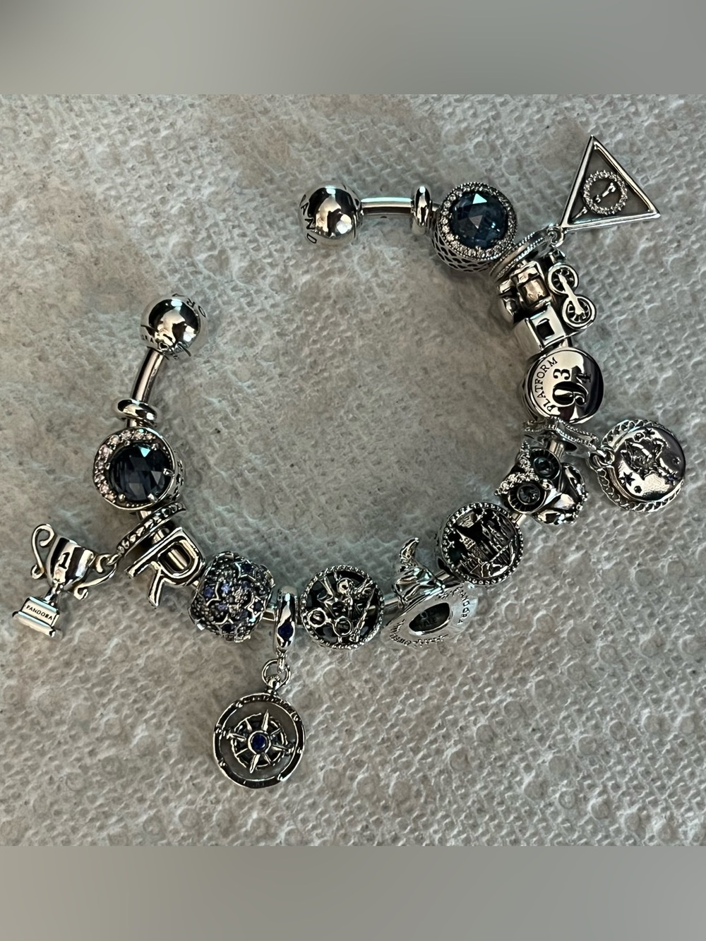 PANDORA Harry Potter Ravenclaw Bracelet 100% AUTHENTIC Retired LIKE NEW